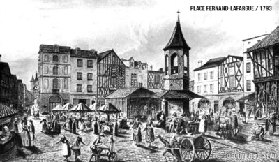 Place Fernand Lafargue à Bordeaux