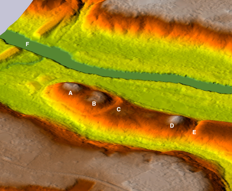 Visualisation 3D des Castras de Saugnac via le logiciel IGNMap.